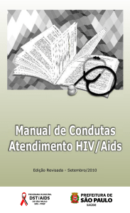 Manual de Condutas Atendimento HIV/Aids - BVS SMS-SP