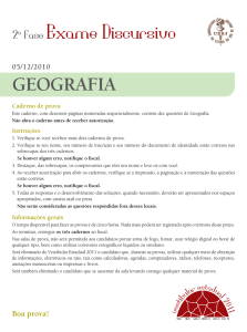 geografIa - Vestibular UERJ
