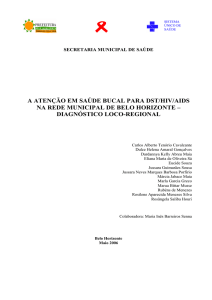 a aten&ccedil;&atilde;o em sa&uacute;de bucal para dst/hiv/aids na rede