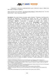 cuidado à criança/adolescente que convive com o