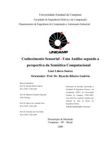 Conhecimento Sensorial - Uma Análise segundo a - DCA