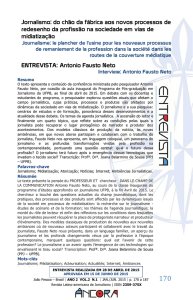 Jornalismo - Portal de Periódicos Científicos Eletrônicos da UFPB