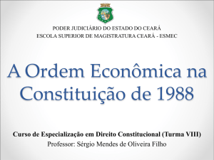 Ordem Econômica – Unidade 1 - Governo do Estado do Ceará