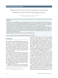 Misoprostol na prevenção da hemorragia pós-parto
