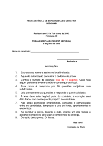 1. Escreva seu nome e assine no local indicado. 2. Aguarde