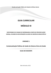 guia curricular módulo iii - ESP-MG