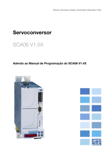 SCA06 - Adendo Manual de Programação