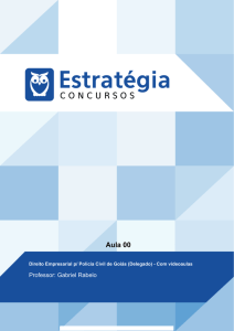 Direito Empresarial p/ Polícia Civil de Goiás (Delegado)