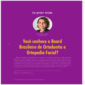 Você conhece o Board Brasileiro de Ortodontia e Ortopedia Facial?