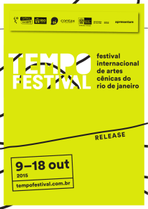 9–18 out - Tempo Festival