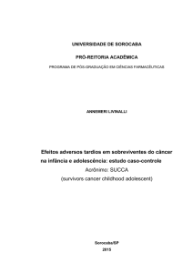 estudo caso-controle Acrônimo: SUCCA