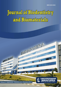 Suplemento - Journal of Biodentistry and Biomaterials