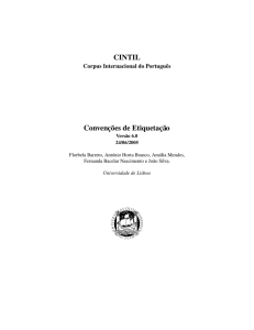 Projecto TagShare - CINTIL online concordancer