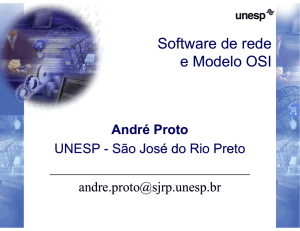 Software de rede e Modelo OSI