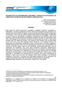 60 DIAGNÓSTICOS DE ENFERMAGEM CONFORME A TEORIA DO