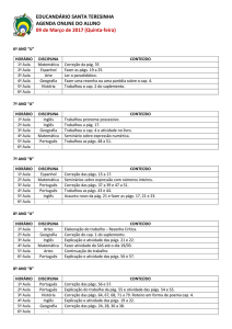Agenda Online - Educandário Santa Teresinha