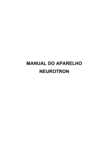 MANUAL DO APARELHO NEUROTRON