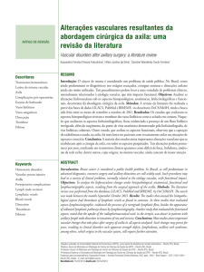 Alterações vasculares resultantes da abordagem cirúrgica da axila