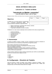 Introdução ao Matlab: comandos - Professor Doutor Cesar da Costa