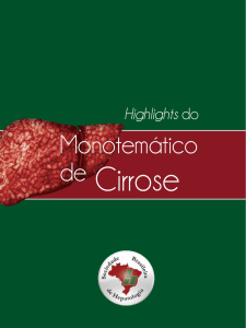 Monotemático de - Sociedade Brasileira de Hepatologia