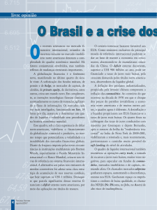 O Brasil e a crise dos empréstimos NINJA