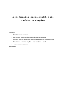 A crise financeira afecta a geração presente