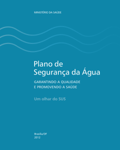 Plano de Segurança da Água - BVS MS