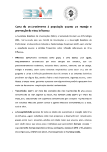 Carta de esclarecimento à população quanto ao manejo e