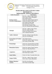 TRABALHO DE CONCLUSÃO DE CURSO BIOMEDICINA