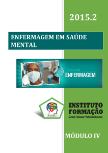 enfermagem em saúde mental módulo iv