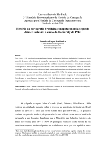 o curso do Itamaraty de 1944 - 3° Simpósio Iberoamericano de