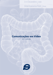Comunicações em Vídeo - Sociedade Portuguesa de Coloproctologia