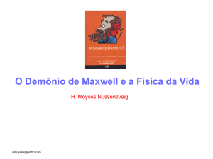 O Demônio de Maxwell e a Física da Vida