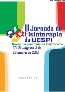 ii jornada de fisioterapia da uespi