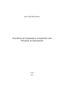 Gramáticas de Competência Compatíveis com