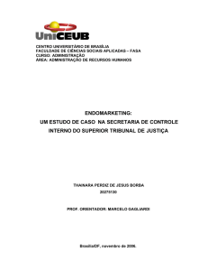 endomarketing: um estudo de caso na