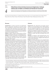 Polimorfismos do Gene da Enzima Conversora de Angiotensina e