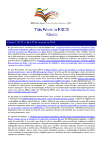 This Week in BRICS Ru ssia