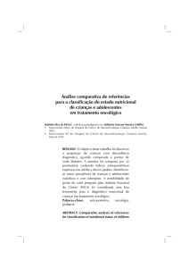 Análise comparativa de referências para a classificação do estado