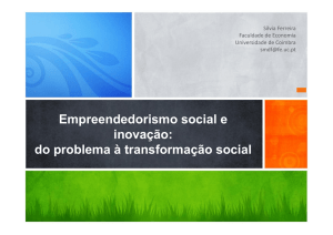 Empreendedorismo social e inovação