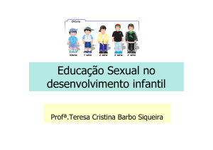 educação sexual no desenvolvimento infantil – fase 1