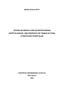 OFICINA DE MÚSICA COM PACIENTES RENAIS