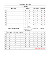 vestibular ufmg 2010 caderno 1 biologia fisica geografia historia 01