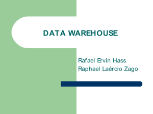 data warehouse - inf.unioeste.br