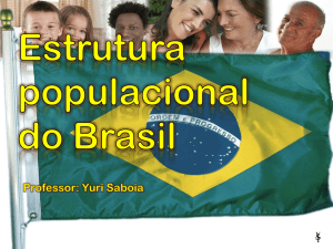 Cap.22 - Estrutura populacional do Brasil