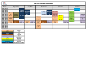 projetos extra-curriculares