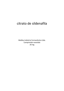 citrato de sildenafila