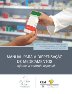 Manual para a dispensacao de medicamentos - CRF-PR