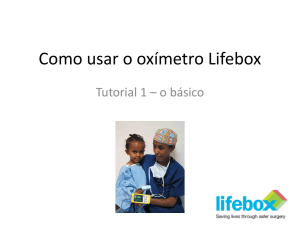Using the Lifebox oximeter