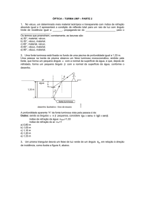 sen α α ≅ sen . β β - Lógico Cursos Aliados